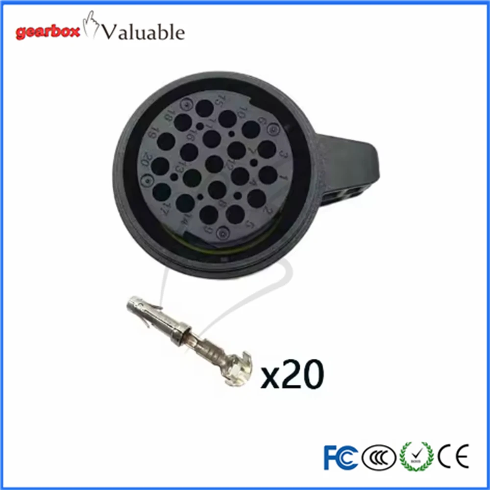 

20 Pin 0AW 0DE 0BH 02E Transmission Valve Body Controller Connector Wire harness Plug 09432050 1J0927320 VL300 DQ250 For VW Audi
