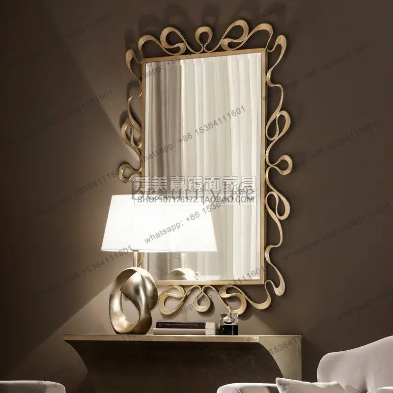 American special-shaped bathroom mirror, bedroom vanity vanity vanity mirror