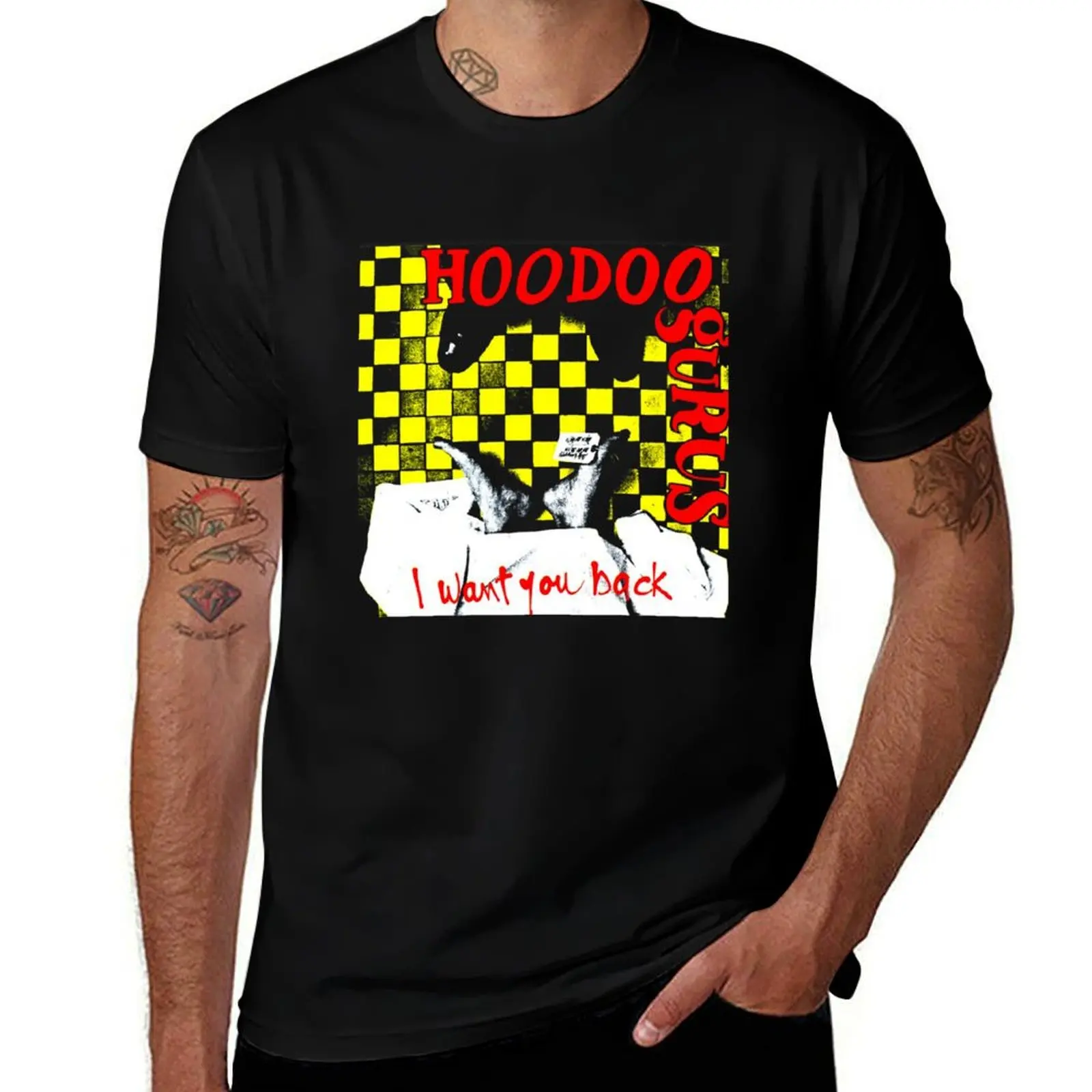 I want you back Hoodoo Gurus graphic T-Shirt Breathable Mesh Panel T-Shirt