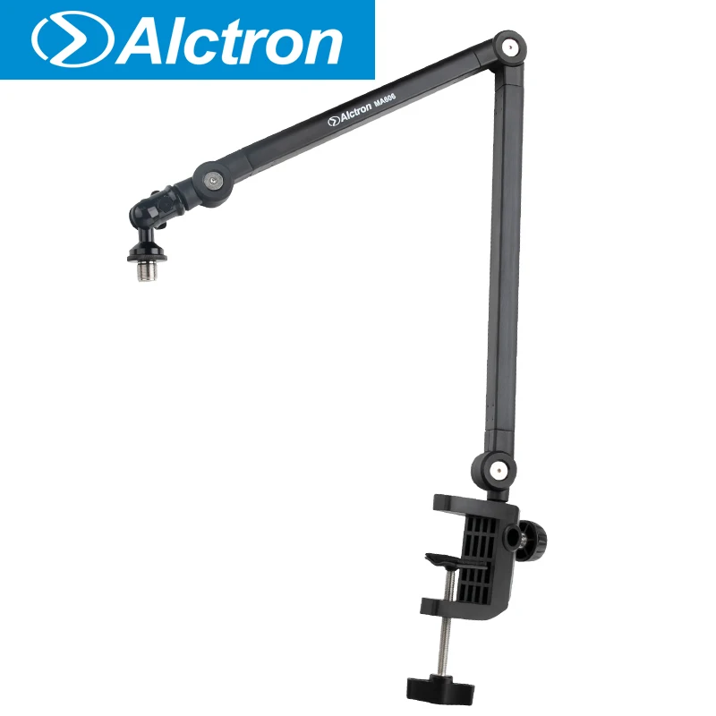 Soporte de brazo de suspensión para micrófono Alctron MA606 con soporte multidireccional - Escritorio