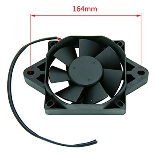 Electric Radiator Cooling Fan Engine Oil Cooler for 12V Motorcycle ATV Dirt Bike