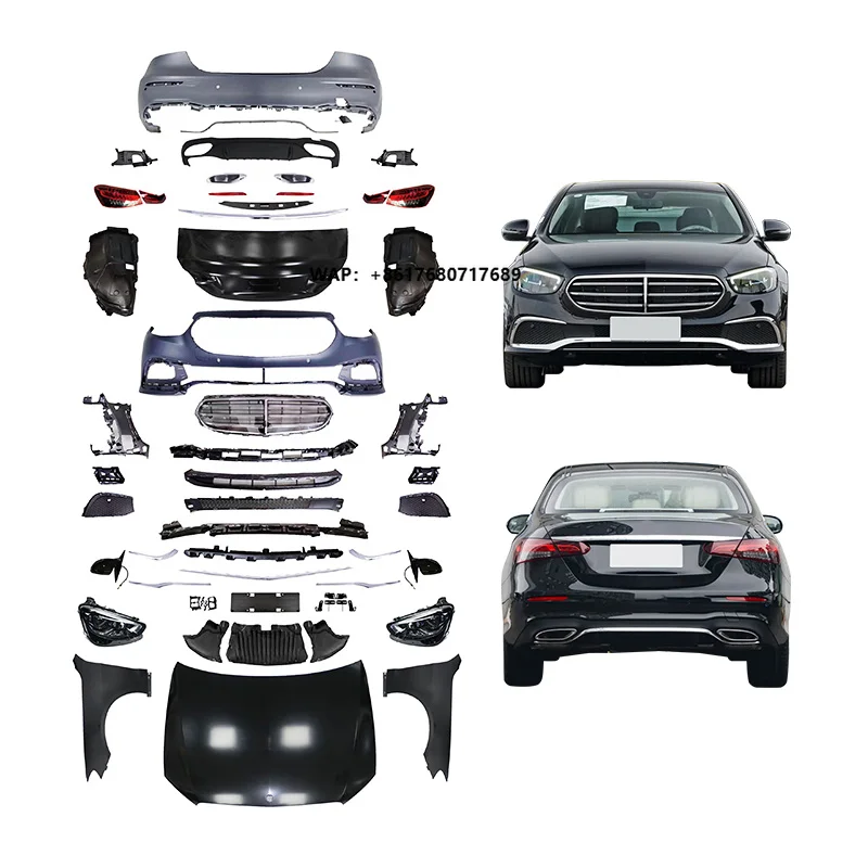 New Non-Destructive Modification Front Rear Bumper Car Body Kit SIYU for 2009-2016 W212 2020 W213 Executive Bolt-On
