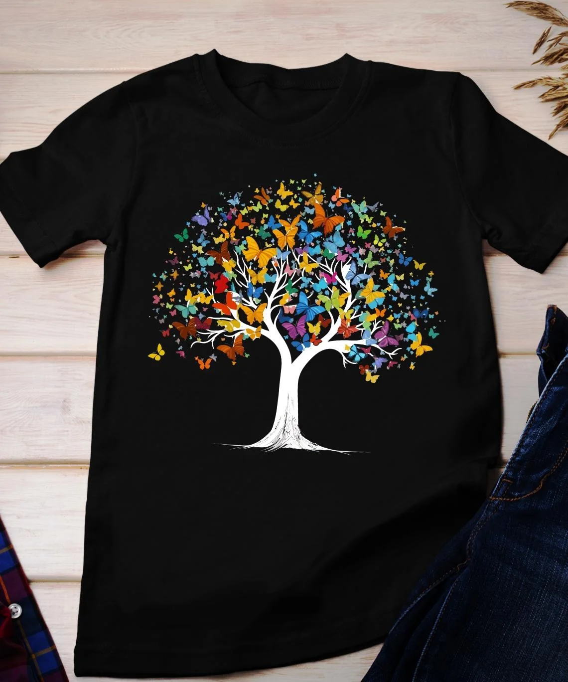 تي شيرت مضحك للجنسين 100% بوليستر، صورة خلفية سوداء صلبة، قميص علوي بأكمام قصيرة يسمح بالتهوية، تي شيرت برقبة دائرية #1