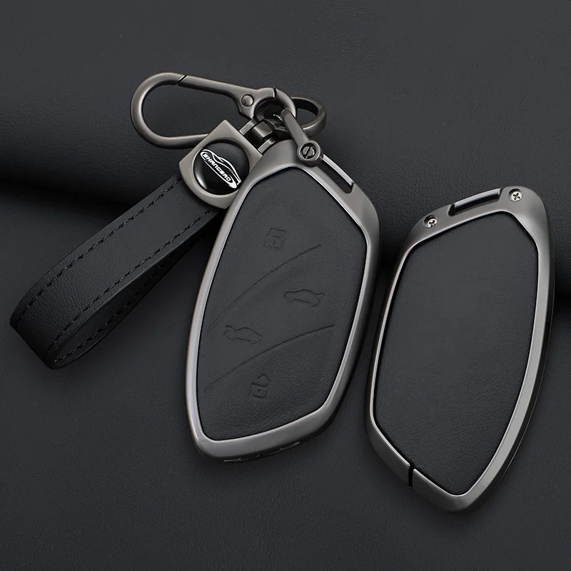 غطاء حافظة مفاتيح السيارة من سبائك الزنك لـ Roewe RX5 I6 I5 RX3 RX8 ERX5 ang MG ZS EV MG6 EZS HS EHS MARVEL X MARVEL R Electric 2021