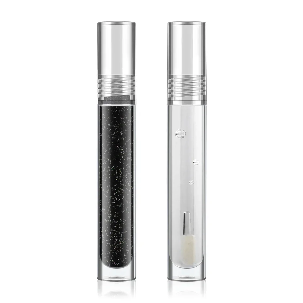 Private Label Lipgloss Aangepast logo Extreem glanzend zwart goud Glanzend Kleurrijk kaviaarglas Spiegel Waterglazuur Make-up Groothandel
