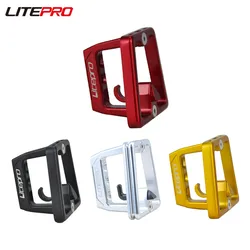 JKLapin Litepro Bicycle Front Shelf Bag Adapter For Brompton Bag Carrier 3 Hole Front Block For Dahon