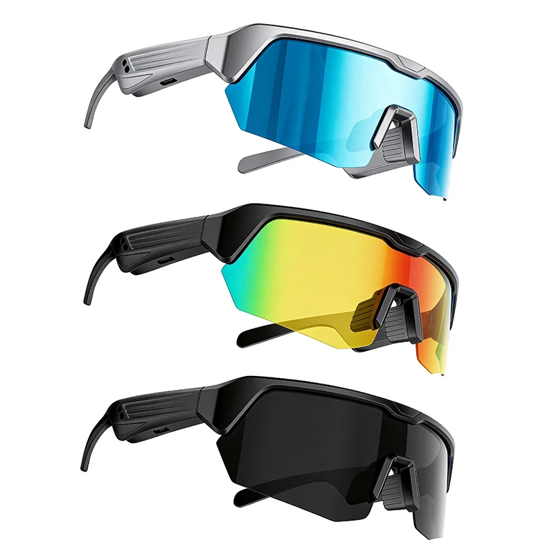 Cycling Running Bluetooth Smart Glasses Technology Audio Call Remote Headset Sunglasses Sports Driving Music Earbuds Headphones