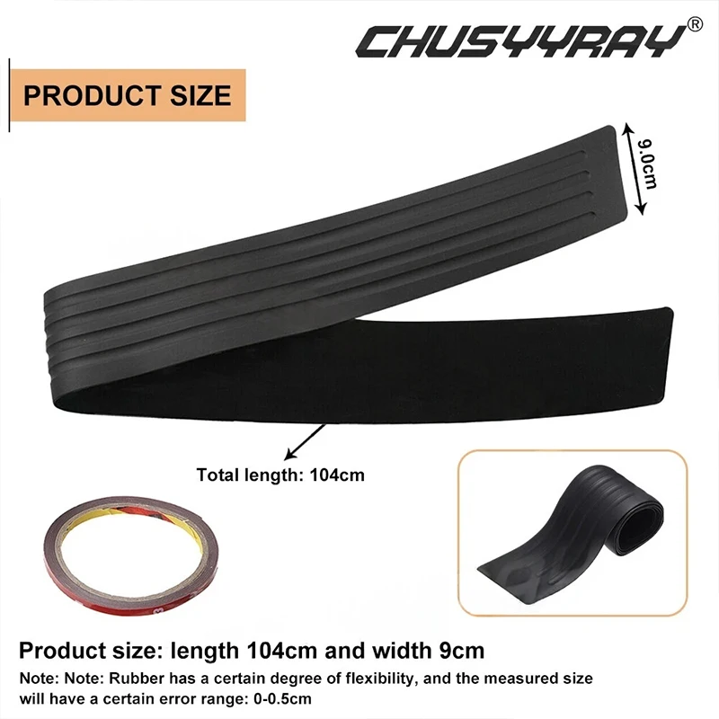 Automobile Rear Bumper Protector Anti-Slip Safety Bumper Guard  For Volkswagen T5/T6 Transporters (2003-2025 Models)