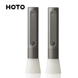 HOTO Multifunctional Torch Light Rechargeable LED Torch 2Pcs Mini Portable Torch Waterproof and Dustproof for Adventure Camping