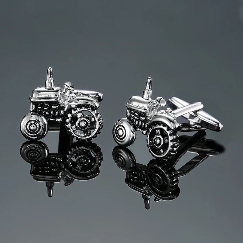 Men's French shirt cufflinks made of copper material fashionable off-road vehicle design cufflinks clothing accessories wholes