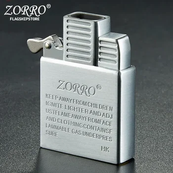 ZORRO orijinal çift yangın rüzgar geçirmez çakmak hareketi gaz gazyağı Jet Torch rüzgar geçirmez çakmak şişme güneş enerjili su ısıtıcısı tankı DIY aracı
