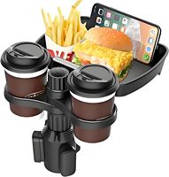 Car Cup Holder Expander 3-in-1 Universal Dual Cup Holder Tray with 2.3\