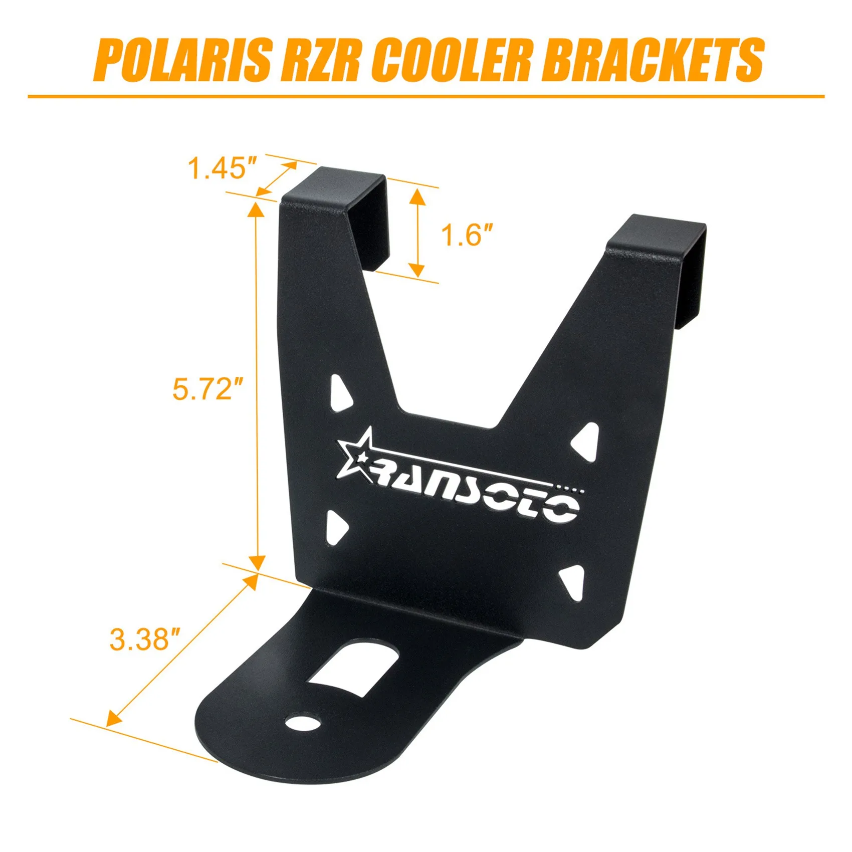 ATV UTV Cooler Mounting Brackets for Polaris RZR 1000 XP 1000 Turbo 2014-2021 Ozark 26