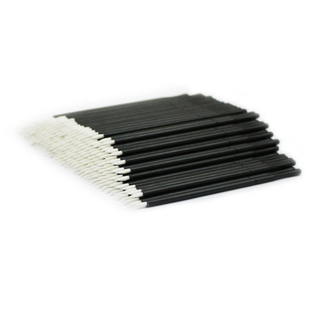 100 個アイライナーブラシプロのメイクアップツール家庭用使い捨て杖アプリケーター液体化粧品安全な高品質