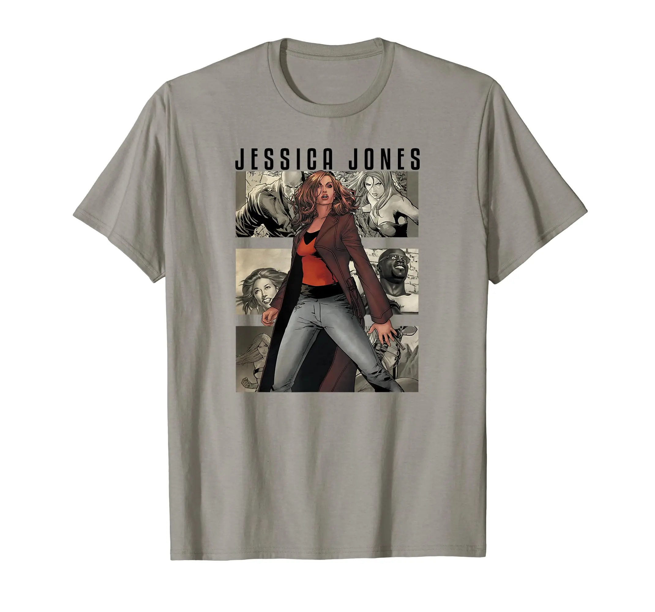 

Jessica Jones Stand Tall Among The Panels T-Shirt T-Shirt