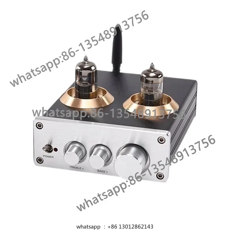 6J5 tube, fever HIFI bile pre-stage QCC3034 Bluetooth 5.1 bile machine, high and low tone power amplifier pre-stock