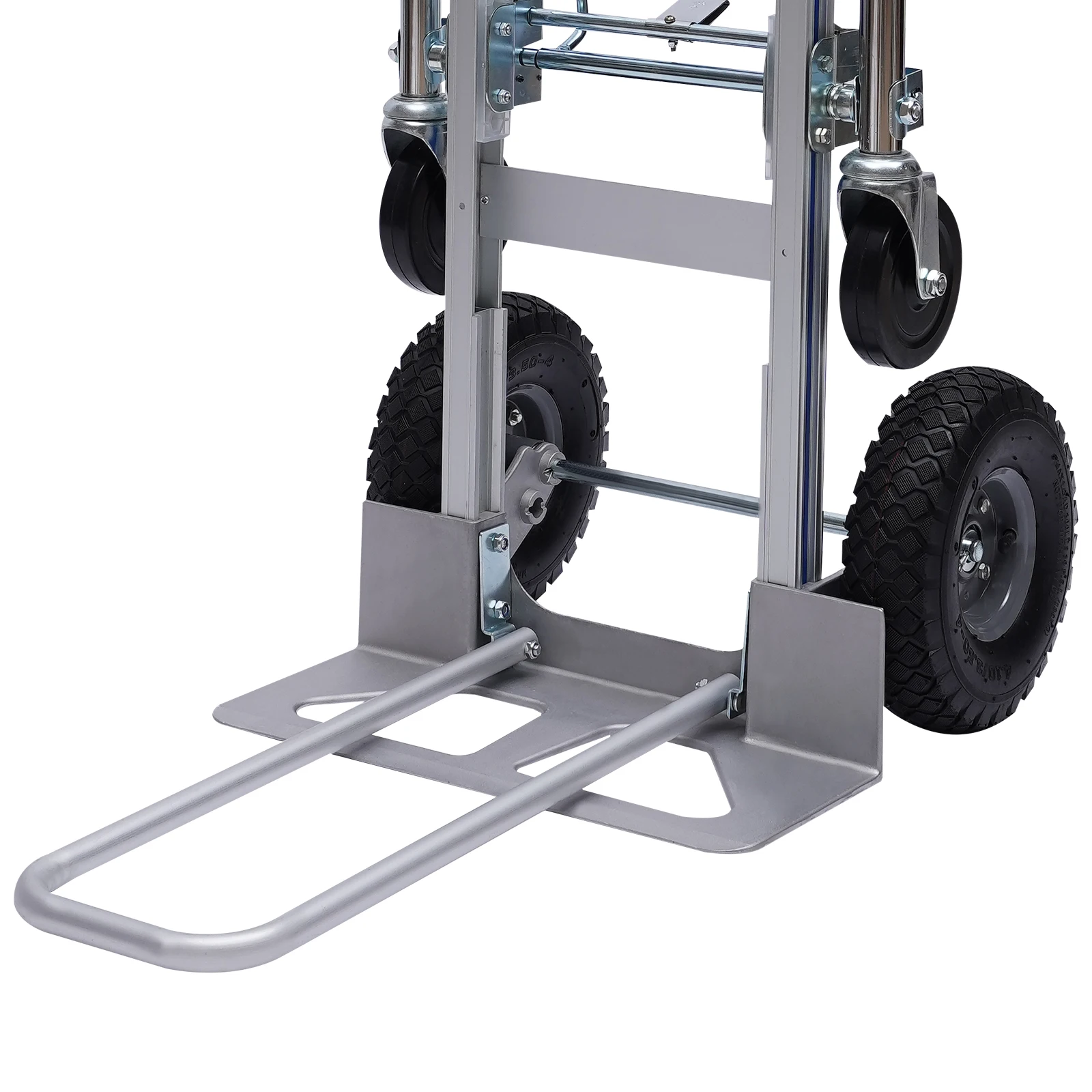 Industrial Alumínio Convertible Hand Truck, Dolly Carrinho com Loop Handle, 700 lbs Capacidade