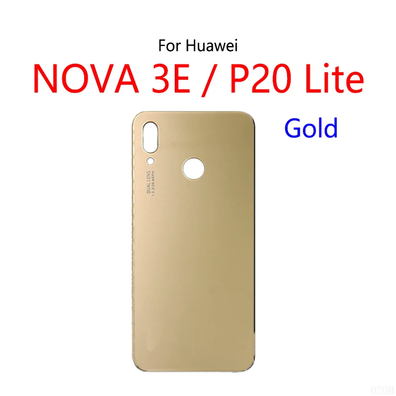 Batterie-Rückabdeckung für Huawei Nova 3E / P20 Lite Glaspanel-Gehäuse Batterieabdeckung Rückseite – Detail 3