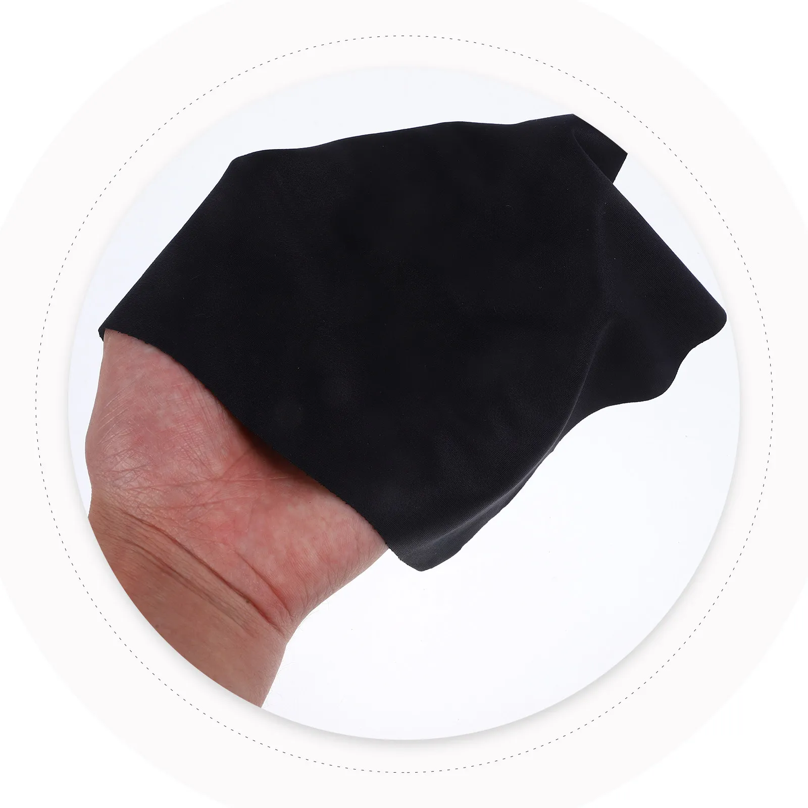 10Pcs Vinyl Record Cleaning Cloth Microfiber Soft Reusable for Cd Discs Turntables Glasses Screens Dust Removal Black