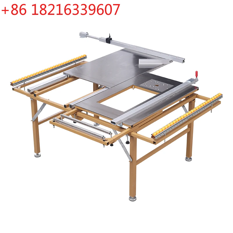 TAO WJ-80 Woodworking Push Table Saw Dust-Free Saw Full Set of Precision Multi-function Foldable Push Saw Table Wood Cutting