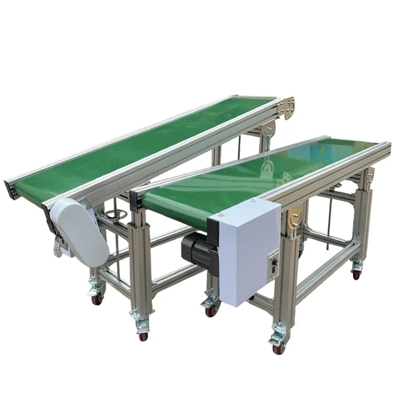 Assembly Line Conveyor Belt Small Conveyor Food Grade PU Injection Molding Machine Stainless Steel Belt Large Conveyor Line