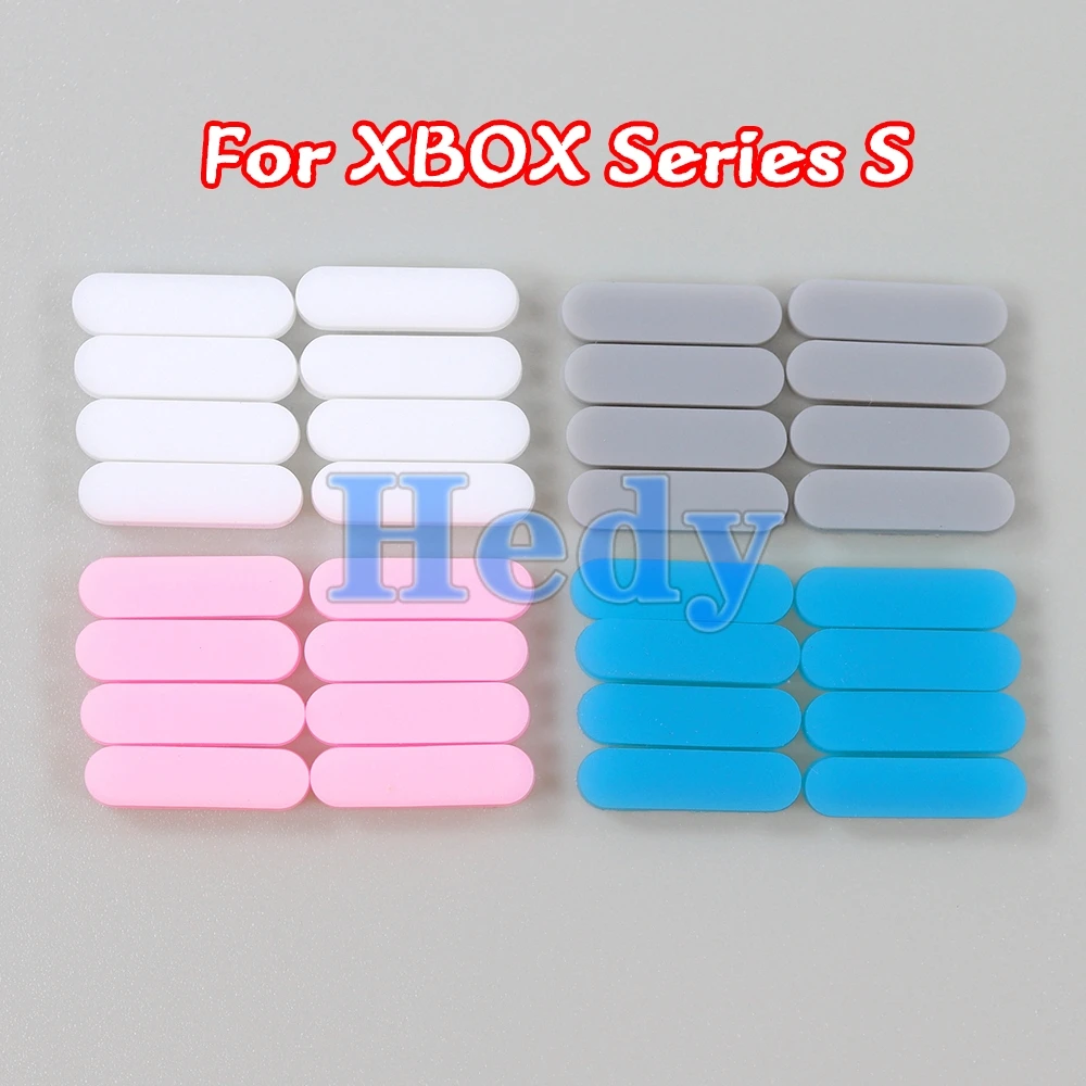 1 مجموعة لسلسلة XBOX XSS قواعد مطاطية غطاء للقدم مقاوم للصدمات لوحدات التحكم XBOXSeries S استبدال إصلاح جزء