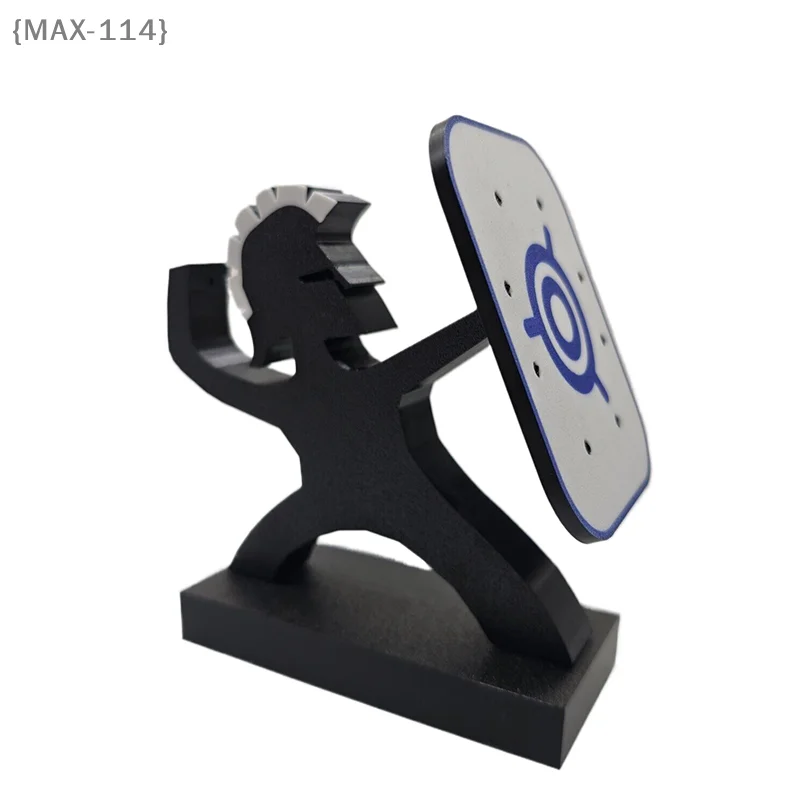 

【MAX114M3】8-Slot Spartan Warrior Dart Holder Stand - Heavy-Duty Dart Board Organizer Home Bar & Greek-Themed Game Room Decor