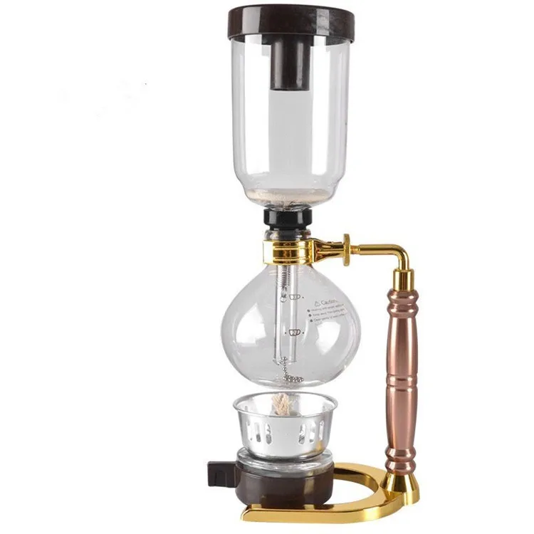 portable glass stainless steel  espresso cup drip vacuum syphon Siphon coffee maker machine