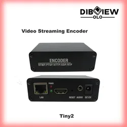 Mini Radio de tipo H265 H264 IPTV, codificador SRT de transmisión de vídeo, Facebook, Youtube, transmisión en vivo