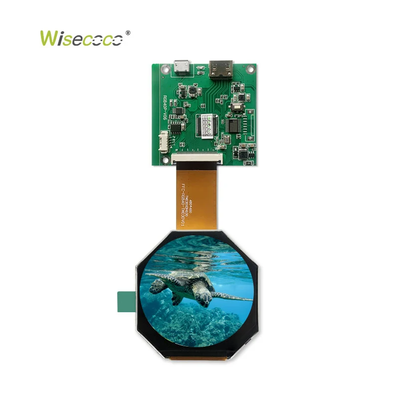 New 2.1 Inch TFT Lcd Display 480*480 Ips Screen Spi+rgb 41pin 450 Nits Brightness Round TFT Lcd Display Module