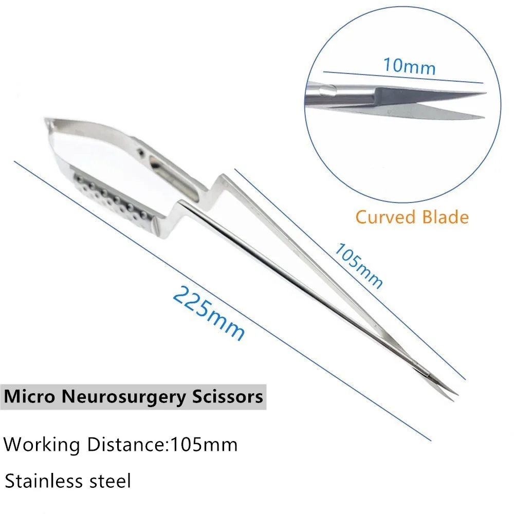 Microsurgical Scissors Neuro micro scissors Stainless Steel Microscissors Surgical Instruments