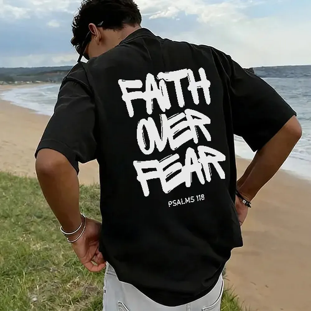 Men’s oversized Christian T-shirt, 