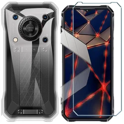 2-in-1 Glass+Silicone Cover For Oukitel WP33 Pro Case Tempered Glass Screen Protector For Oukitel WP33 Pro