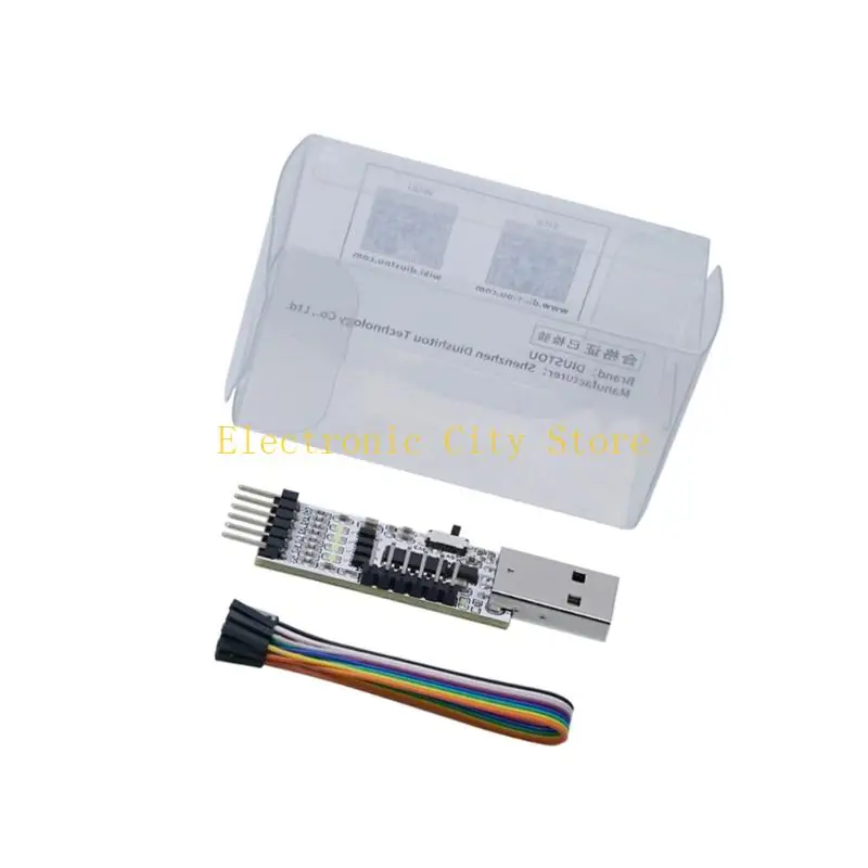 การป้องกันหลาย CH343G USB TTLS โมดูลอะแดปเตอร์อนุกรมสำหรับแอปพลิเคชันฝังตัว HU8D