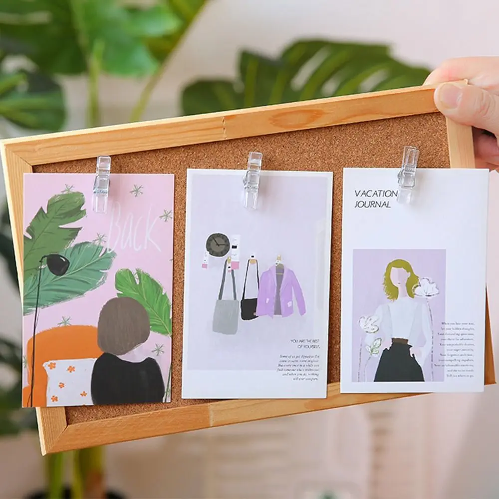 20Pcs/Box Mini Transparent Clip Thumbnails Portable Multifunctional Button Nails Wear Resistant Durable Transparent Pushpins