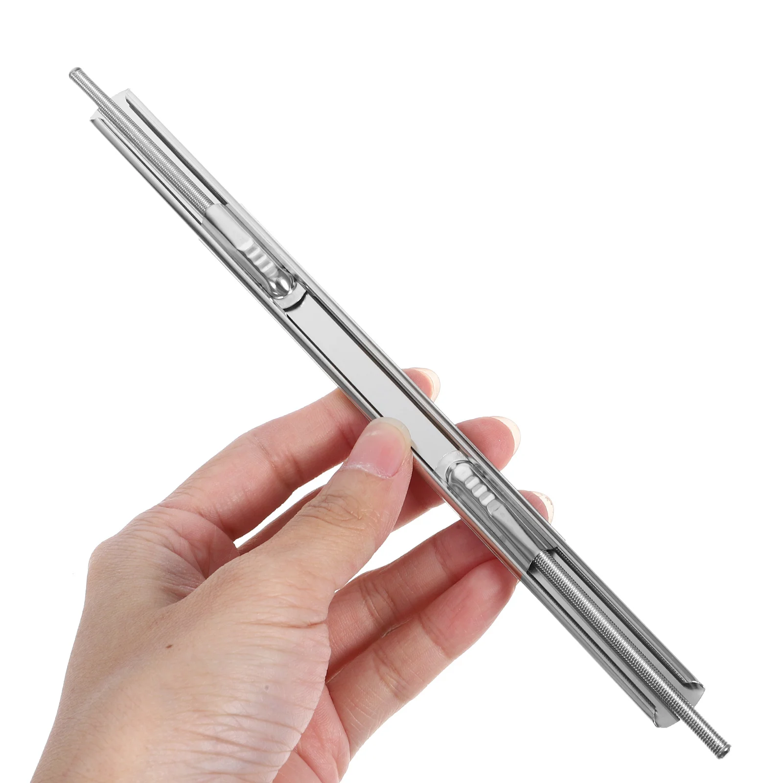 

6pcs Metal Binding Spines Smooth Edge Book Binder Clips For Office School Home Diy Notebook Loose Leaf Binder Repair Stationery