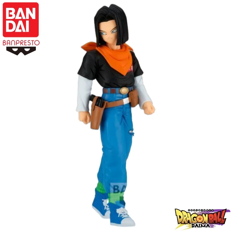 

В наличии Bandai Original Banpresto Dragon Ball Solid Edge Works The Vol 23 Android 17, экшн-фигурка, модель куклы, совершенно новая в упаковке