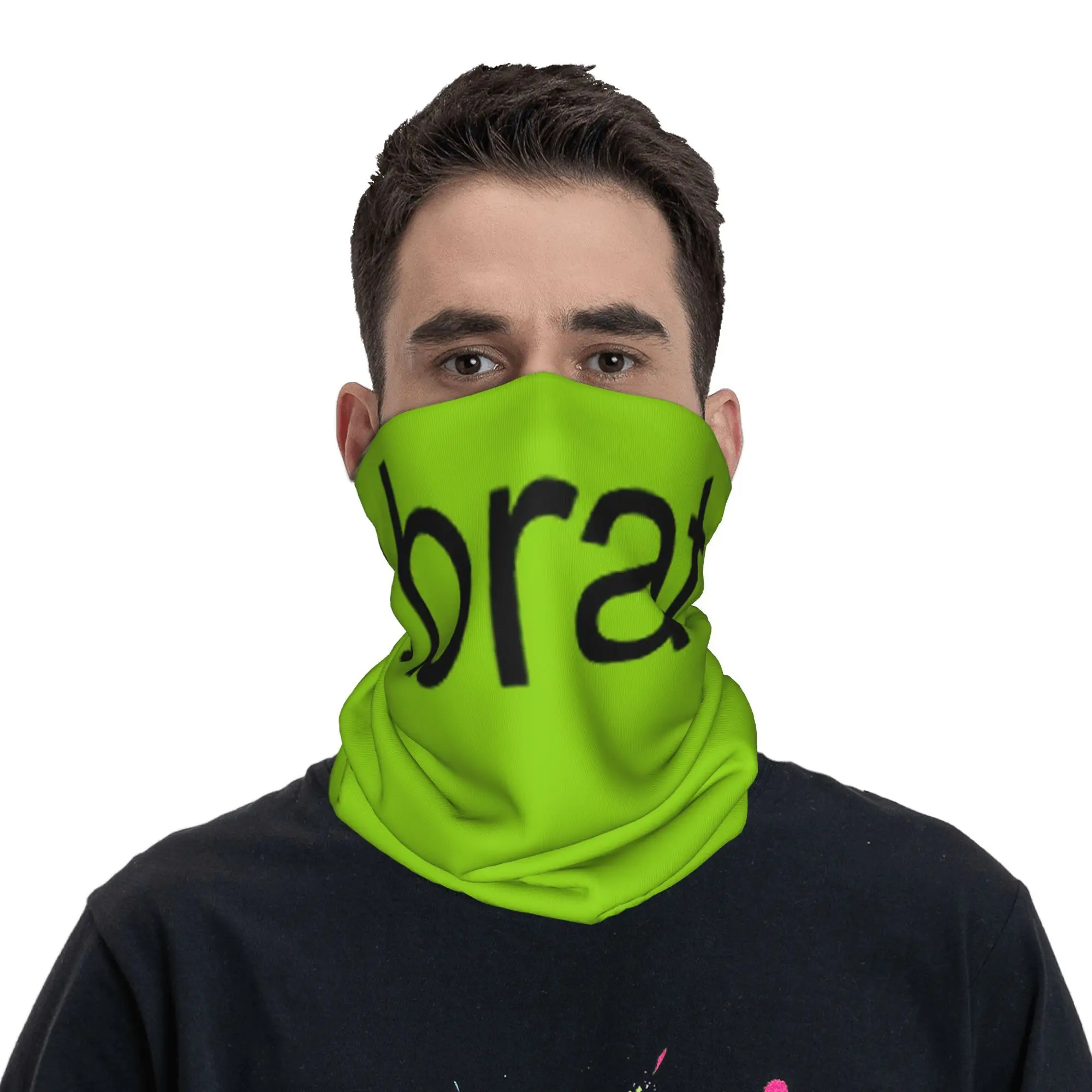 باتار تشارلي xcx باندانا غطاء الرقبة المطبوعة التفاف قناع وشاح متعدد الاستخدام عقال ركوب الدراجات للجنسين الكبار الشتاء