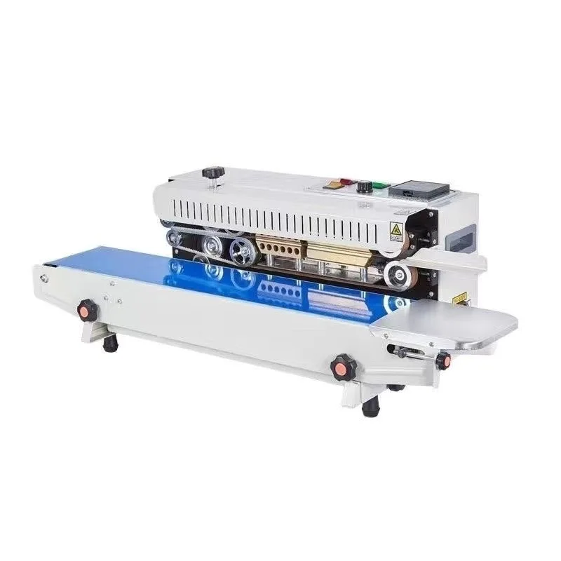 

FR-900 Automatic Horizontal Continuous Bag Sealing Machine Plastic Bag Belt Sealer Sealer Electric Bag Sealer New Sealer