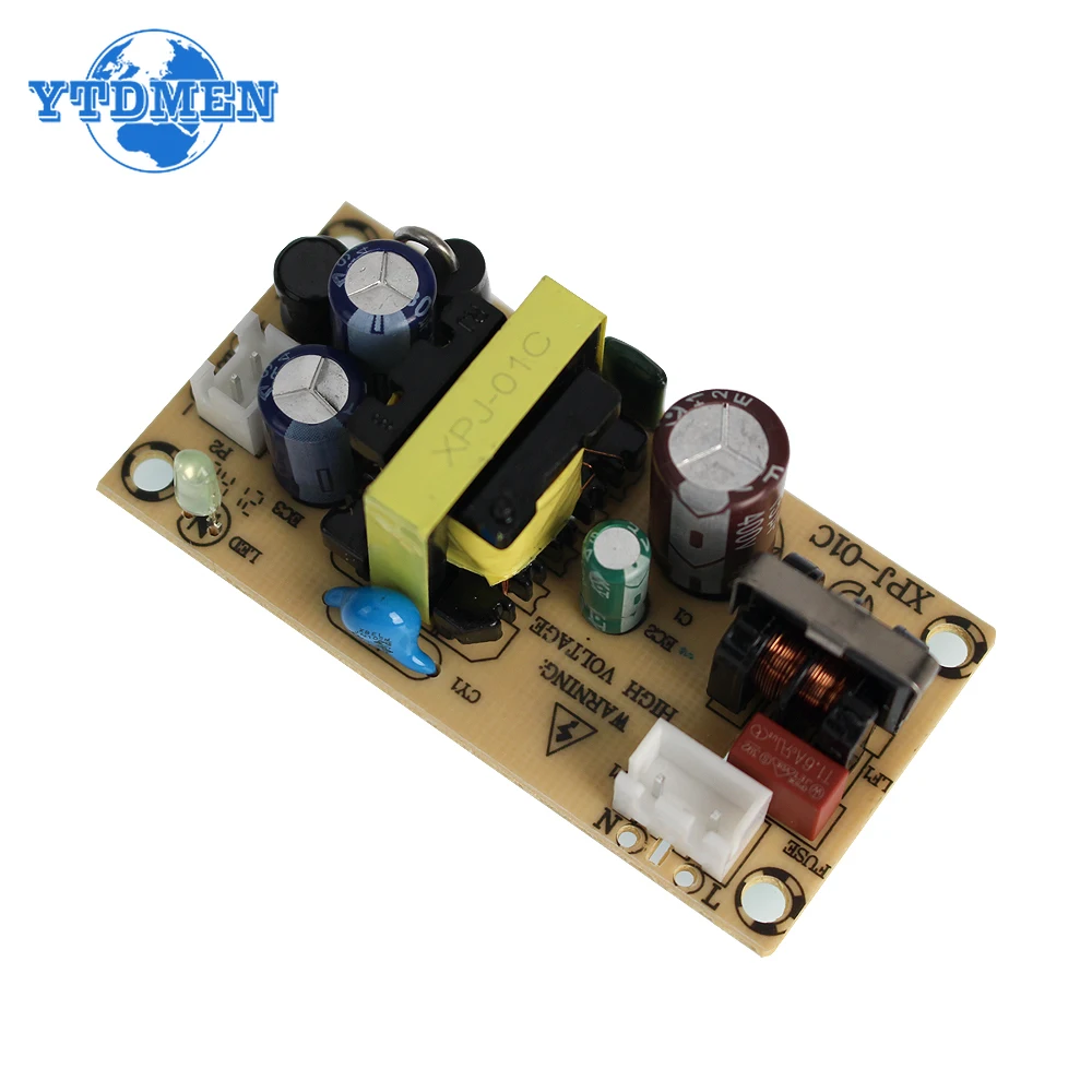 AC-DC 12V 1.5A 5V 2A Switching Power Supply Module Bare Circuit 100-240V To 12V 5V Board Regulator for Replace/Repair