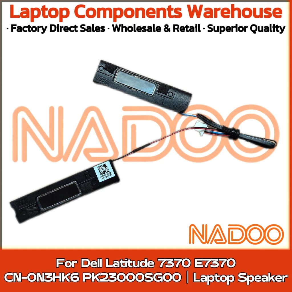 

New Original Laptop Notebook Audio Speaker For Dell Latitude 7370 E7370 built-in speaker horn audio CN-0N3HK6 PK23000SG00