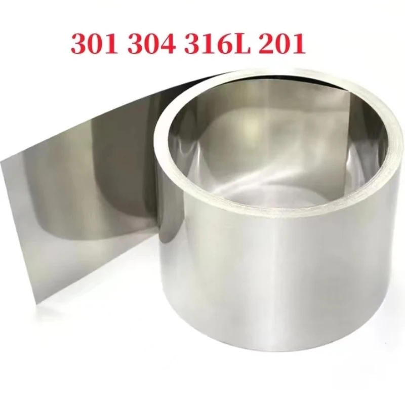 High quality Stainless Steel foil Research Grade Material 301 304 316L 201 can be customized to any size