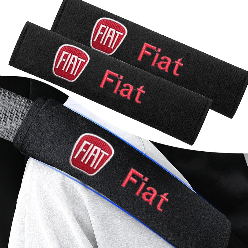 

Накладка на ремень безопасности автомобиля, хлопковая защитная накладка на плечо для Fiat 500 Punto 124 500 Bravo Stilo Panda Abarth Tipo Viaggio