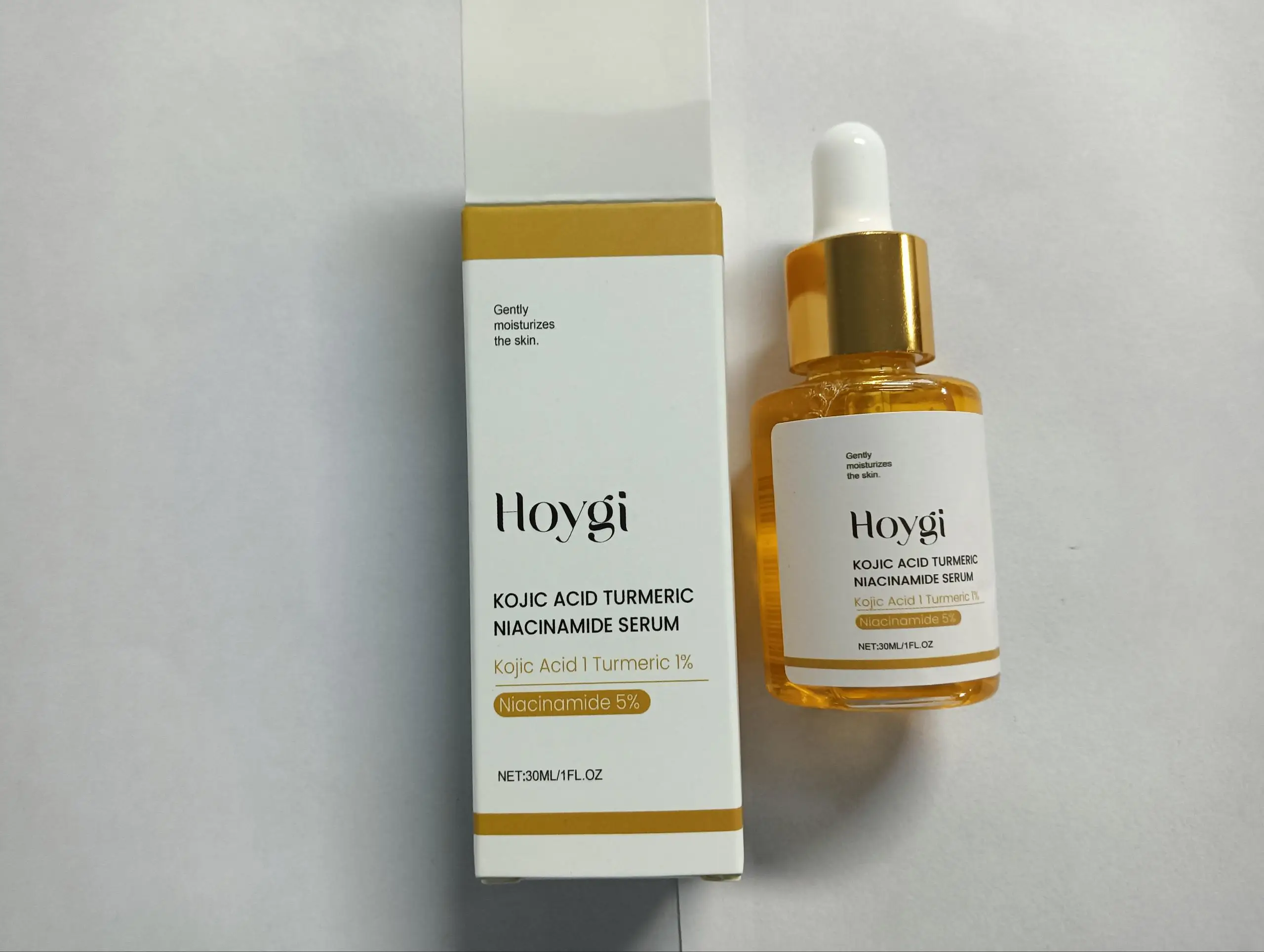 ホイギ5%ナイアシンアミドセラム（コウジ酸＆ターメリック配合）保湿・滑らか肌ケア、保湿弾力肌へ