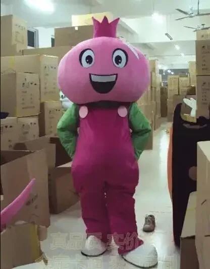ザクロのマスコットコスチューム、植物の漫画、ウォーキングアクセサリー、広告ショー、アクティビティドール
