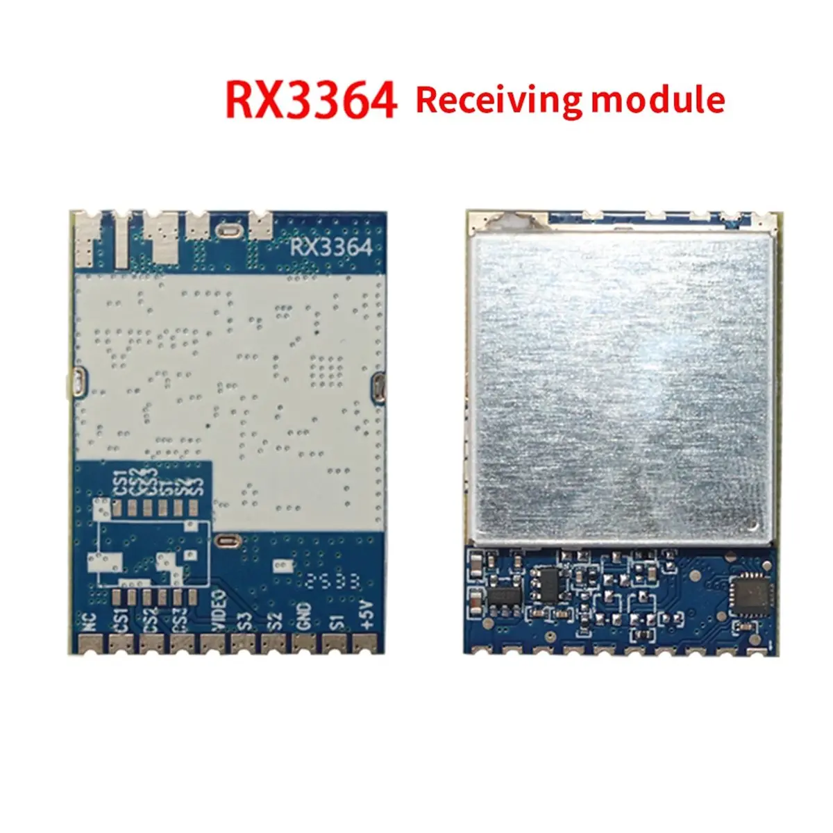 ~【On Sale】RX3364 3.3G VRX Module Wireless Audio Video Receiver 3060-3500Mhz for FPV RC DIY Drone Electronic Kit