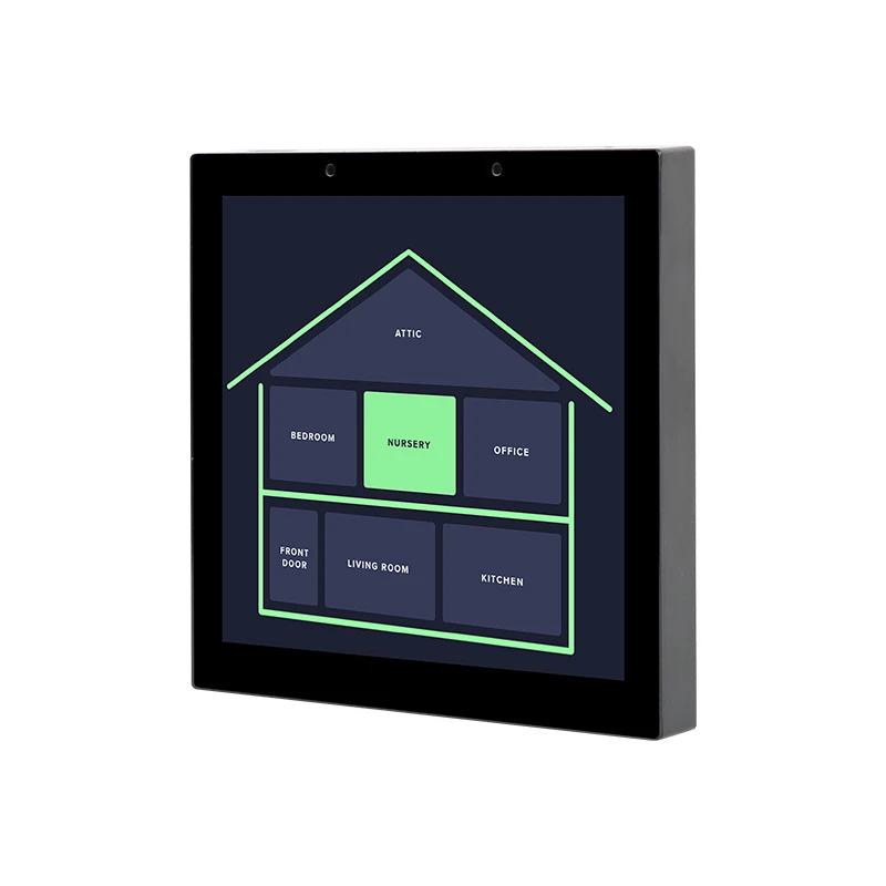 

2024 YC-SM41P Ready To Ship 4 Inch In Wall LCD Capacitive Wifi Touch Switch With Speaker For Smart Home