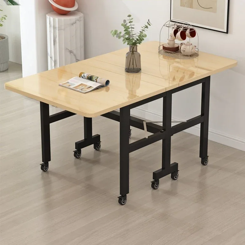 

Барный стол, многофункциональный складной обеденный круглый кухонный остров из нержавеющей стали, современный расширенный Mesa Dobravel Portatil, подъемный кофе