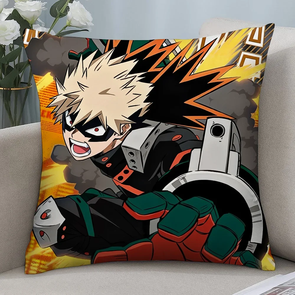 anime K-Katsuki Bakugo MHA Pillow Case  Pillow Covers Sofa Decorative Gift Home Print Cushion Cover