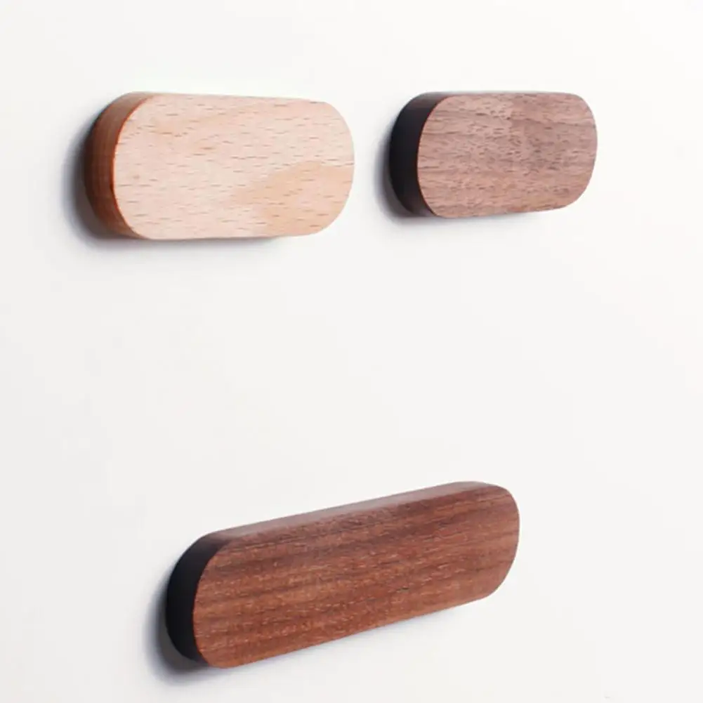 Key Rack Lightweight Key Holder Water-Resistant Wear Resistant  Fashion Black Walnut Key Magnet Hanger